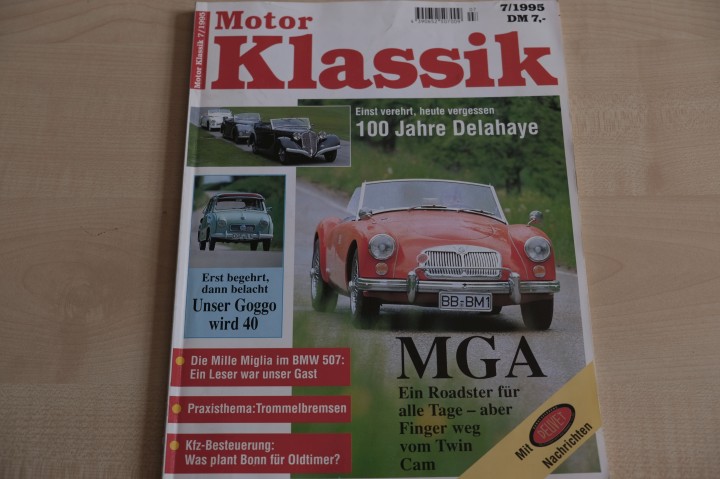 Deckblatt Motor Klassik (07/1995)